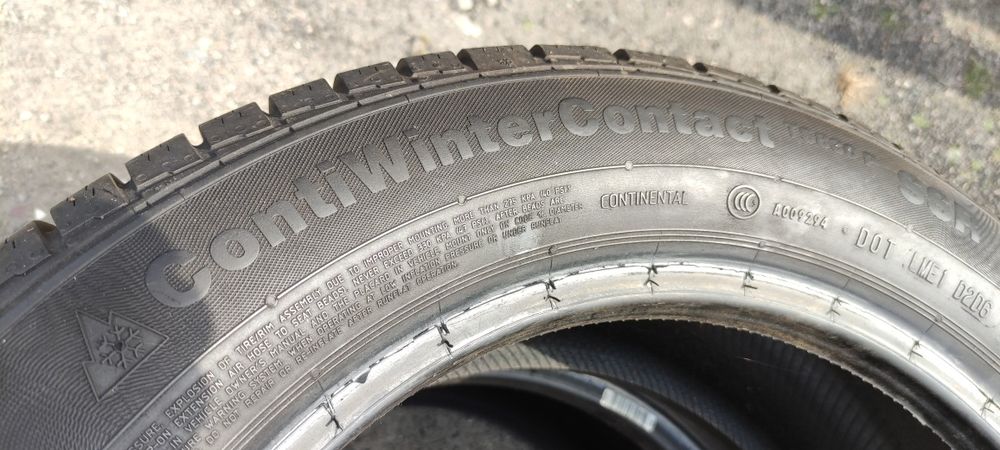Opony zimowe z 2017r 205/55/16 Continental SSR 8N