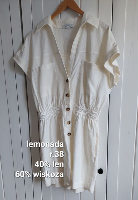 Kombinezon letni Lemonada r.38 j.nowy z lnem