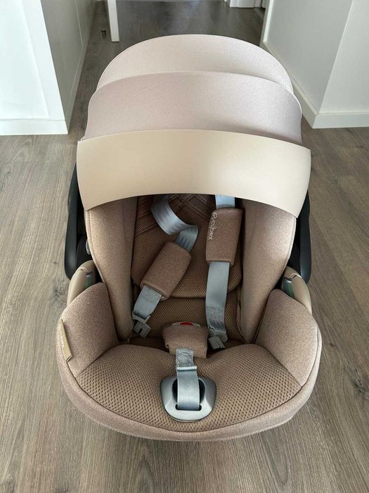 Cybex cloud t i-size + adaptadores carrinho + isofix cloud t