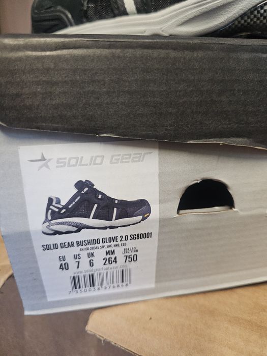 Buty robocze Solid Gear Bushido 2.0 Glove r.40 BOA Vibram