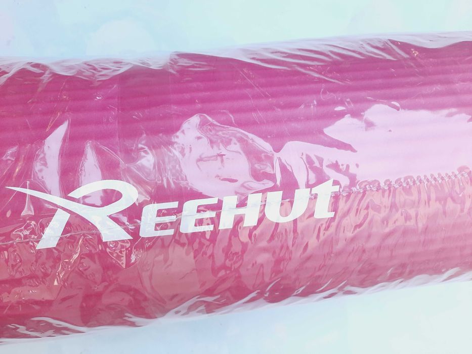 180x61 Reehut 12,7mm GRUBA MATA GIMNASTYCZNA DO ĆWICZEŃ Pink defekt