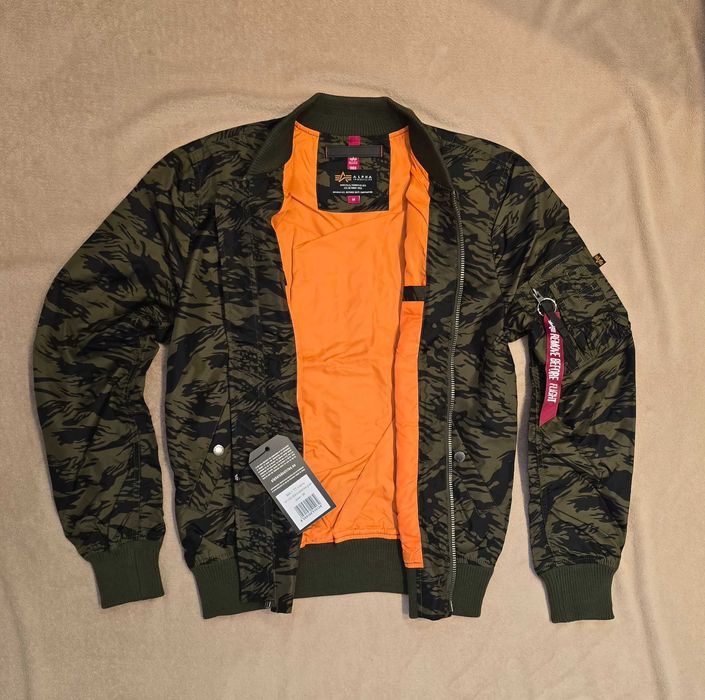 Alpha Industries kurtka moro MA-1 TT Camo bomberka r. M wiosna lato