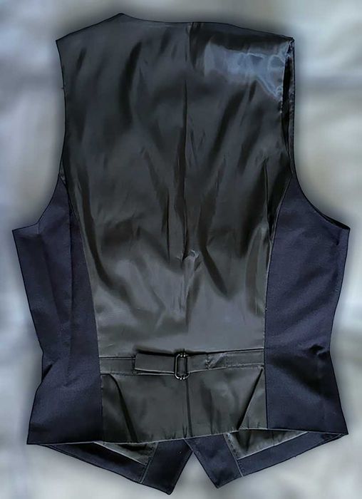 Colete de Fato de Homem Azul Marinho, Novo