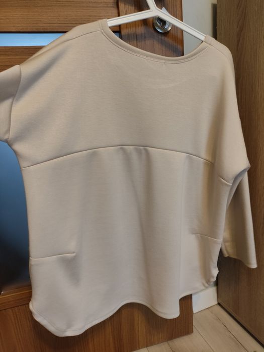 Bluzka oversize kolor beżowy