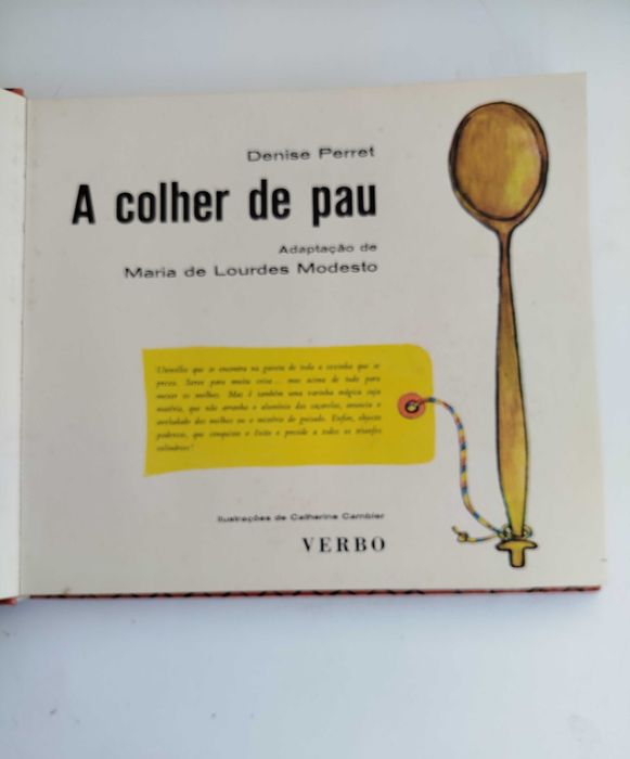 Antigo e raro Livro de Culinária "A Colher de Pau" - 1966