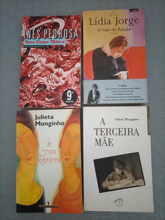Lote de livros (romances)