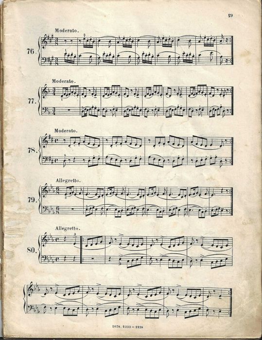 PIANO: Konrad Max Kunz - Partitura "200 Kleine Zweistimmige Kanons" op.14