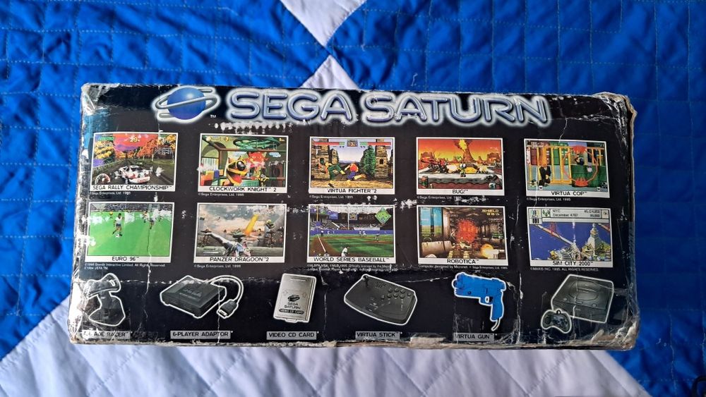 Segasaturn+2 comandos+5jogos