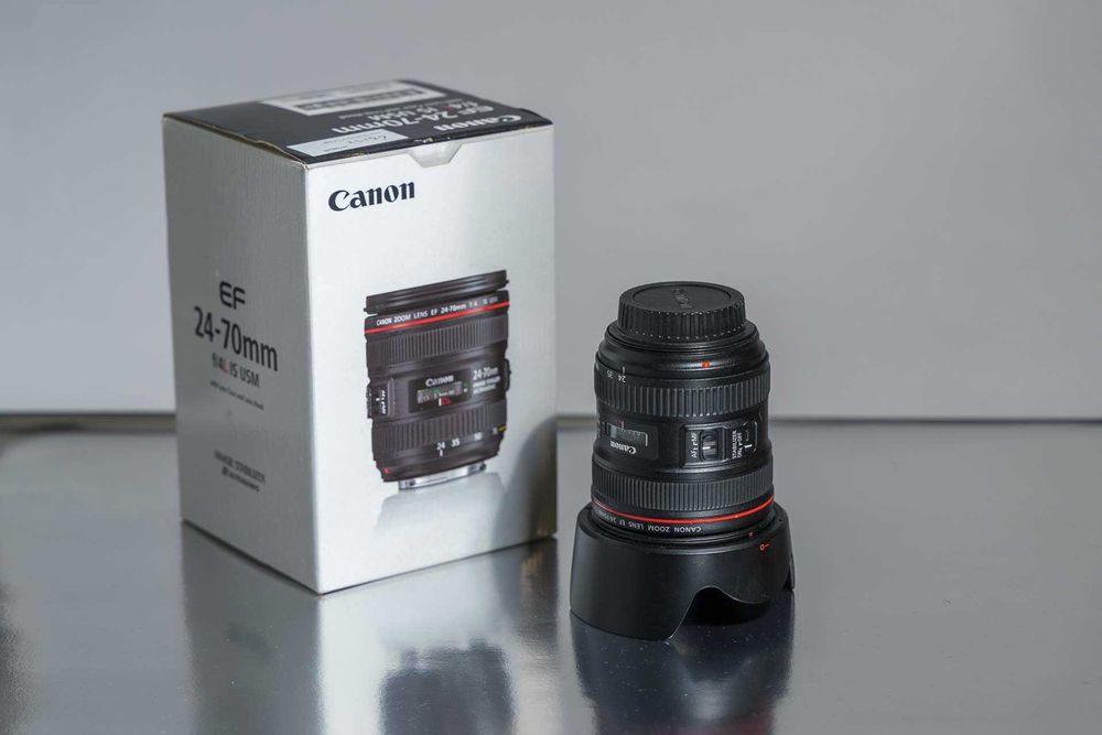 Canon EF 24-70mm f/4.0 IS como NOVA