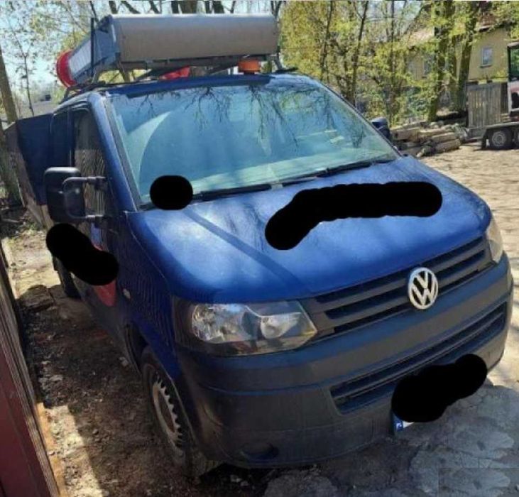 Volkswagen Transporter T5 2.0 TDi Doka skrzynia 6 osób