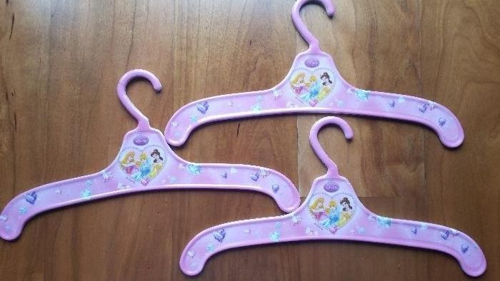 NOVOS| 6 Cabides Infantis Princesas Disney + Animais