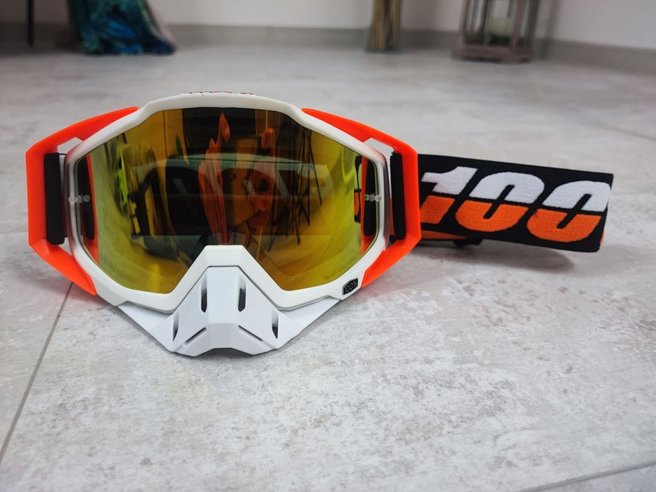 Gogle 100% cross enduro motocross quad ATV rowerowe MTB