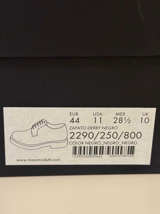 Massimo Dutti - Sapatos derby em pele