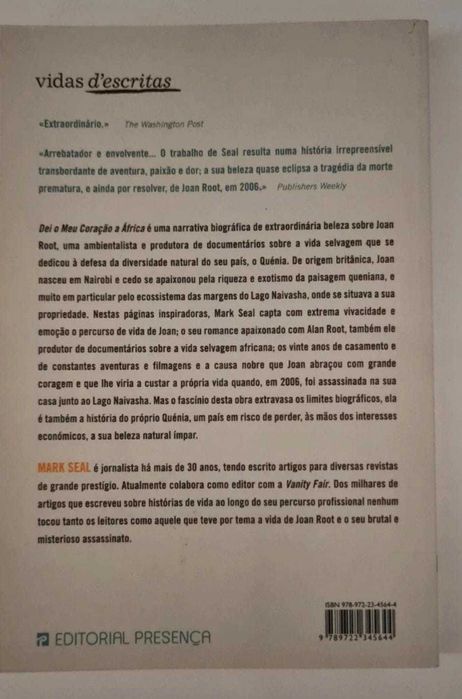 Dei o meu coração a África - Mark Seal