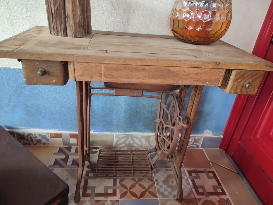 Máquina de costura vintage