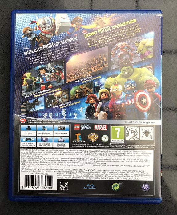 PS4 gra Avengers Marvel stan bardzo dobry używana