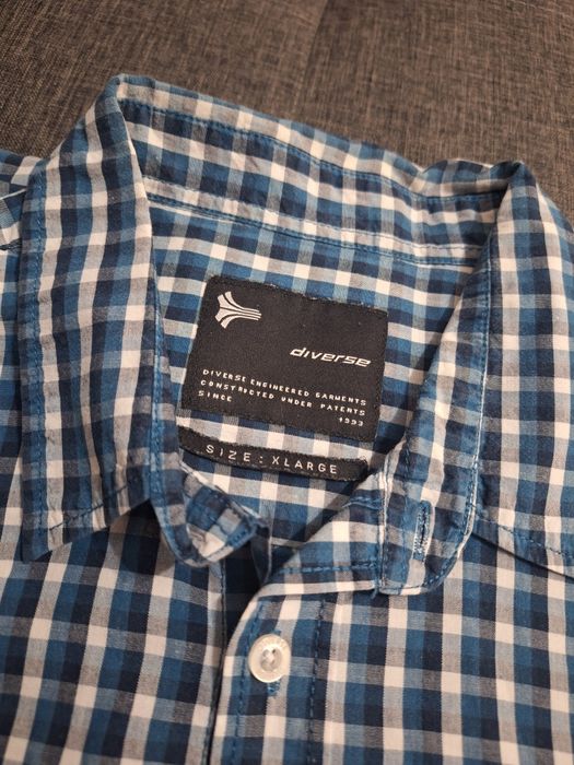 Koszula w kratę Diverse XL stan bdb