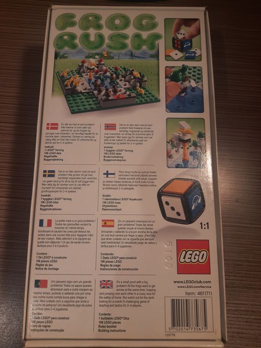 Lego frog rush gra planszowa