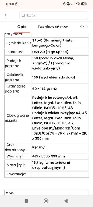 Urządzenie wielofunkcyjne Samsung CLX-2160