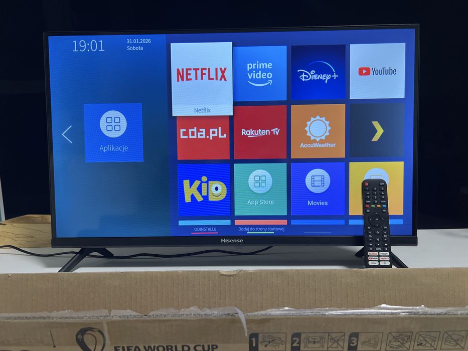 #1835 Hisense 32AE5500F series 5 smart tv netflix disney youtube wifi