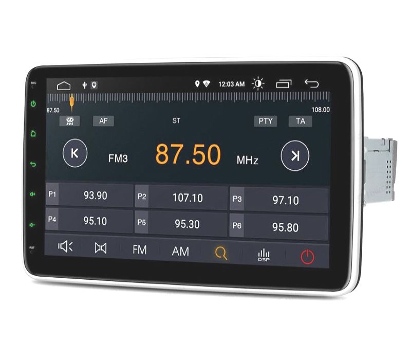 AUTO RADIO GPS 1 DIN ANDROID 14 LCD TÁCTIL 10"