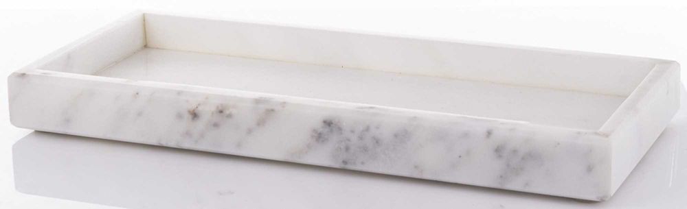 Taca dekoracyjna marmurowa 3x30x13 cm granit Patera ozdobna