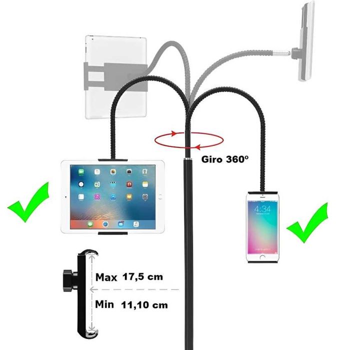 Suporte de Telemóvel e Tablet Novos e Profissionais