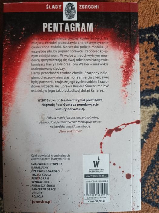 Jo Nesbo Pentagram  nowa PROMOCJA