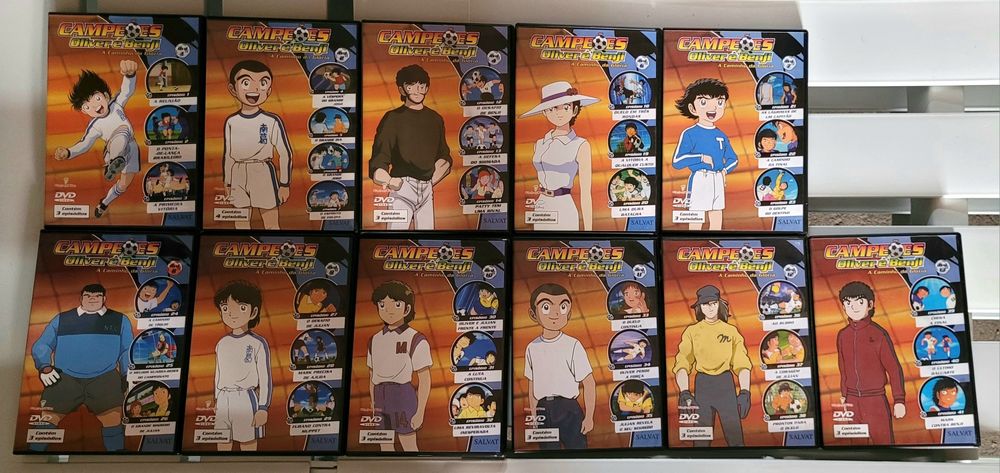 Campeões Oliver e Benji: 11 DVDs Salvat | PT-PT