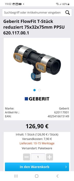 Ksztaltki geberit flowfit