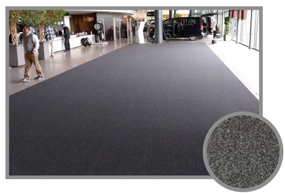 Wykładzina Obiektowa Dywanowa Welur Grafit szer 2m