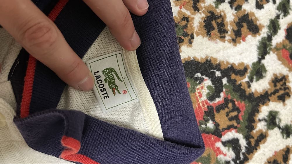 Вінтажна футболка Lacoste