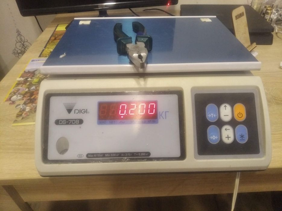 Весы  DIGI DS-708 BM на 6 кг / 15 кг /