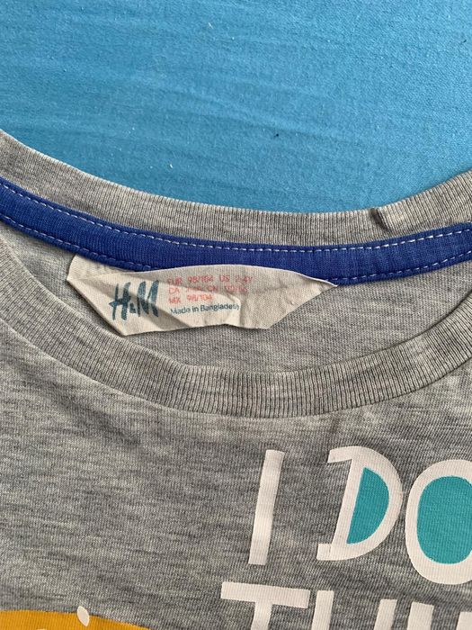 T-shirt chłopięcy H&M 98-104