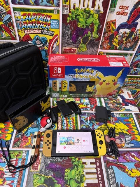 Nintendo Switch Pokemon LET’S GO PIKACHU EDITION  POKEBALL PLUS Ufogames Szczecin