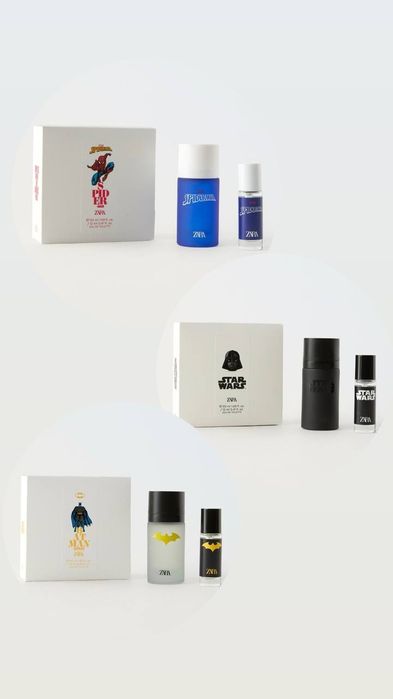 Набір подарунковий дитячий Zara Batman/Spider man/Star wars