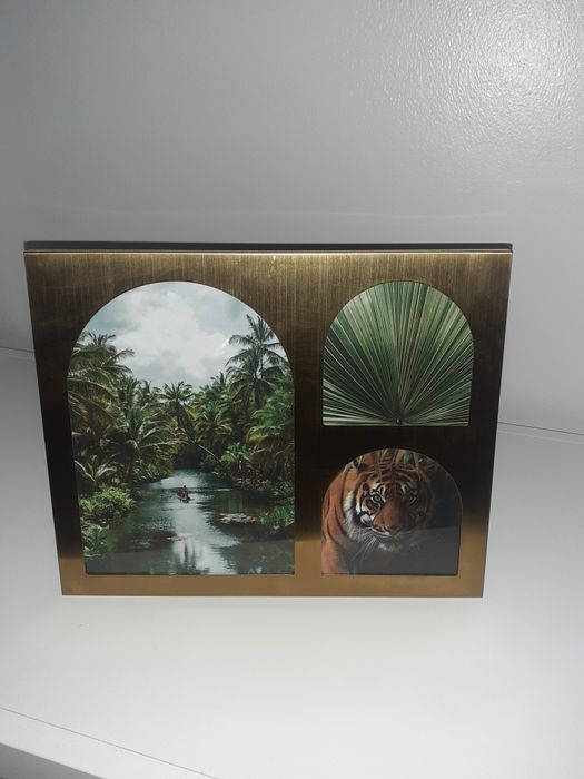 Moldura dourada nova. Homa