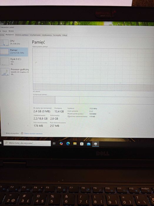 Dell Latitude 5580, 16GB DDR, 500GB SSD