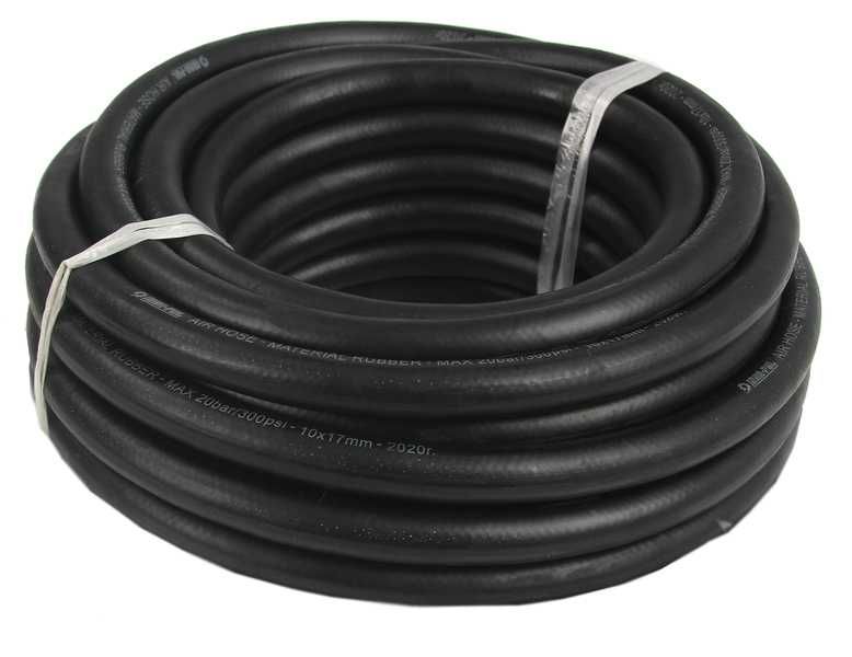 Шланг пневматический 10x17x10м резиновый с нитяным каркасом 20 бар