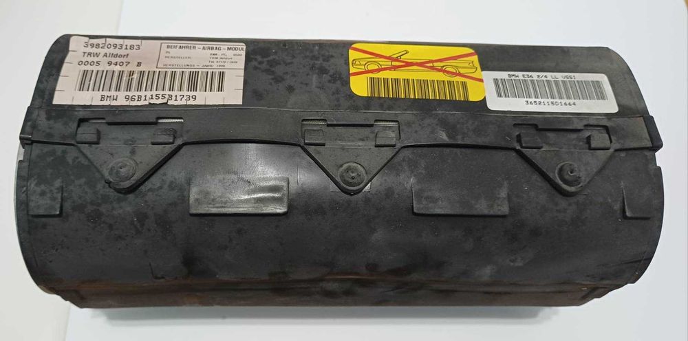 BMW E36 Centralina Motor ECU, Centralina ABS - Modulos Escovas EWS - Centralina Airbags, Airbag Condutor e Pendura - Sofagem Completa - Motoventilador