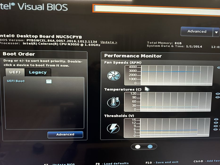 Intel NUC NUC5CPYH 8gbRam