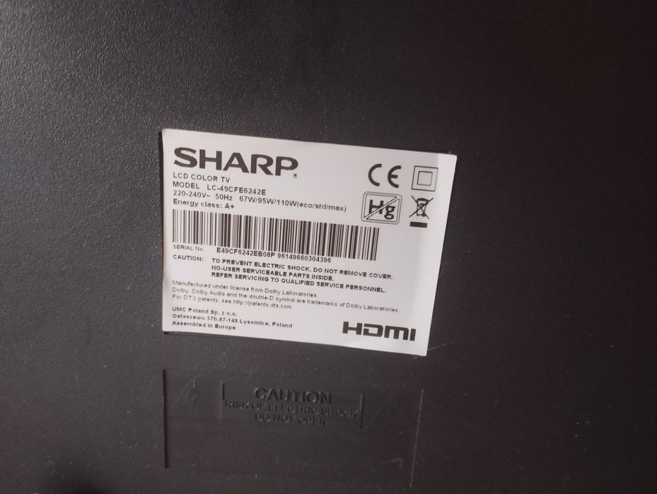 Телевізор Sharp 50"