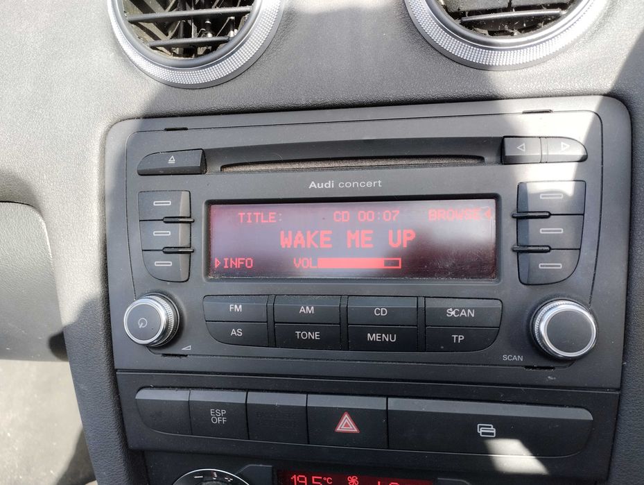 Radio CD Blaupunkt Audi A3 8P