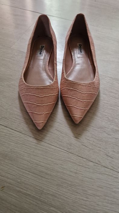 Balerinki pudrowy roz dune London