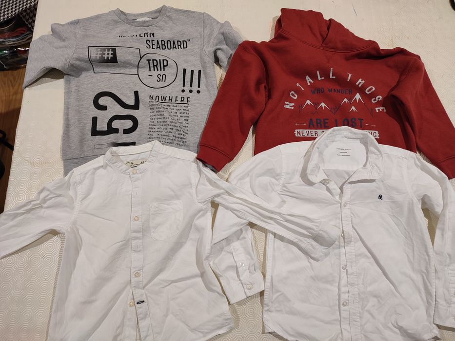 Sweatshirt e camisas menino - 5/6 anos