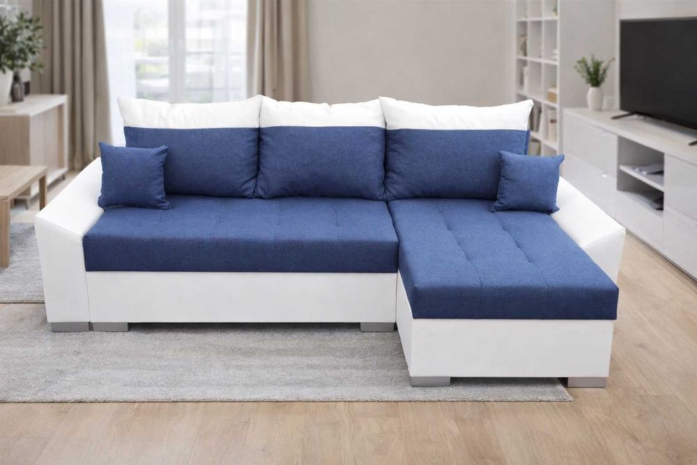 Narożnik Mateo | Nowoczesna kanapa | Rozkładana | Funkcja spania