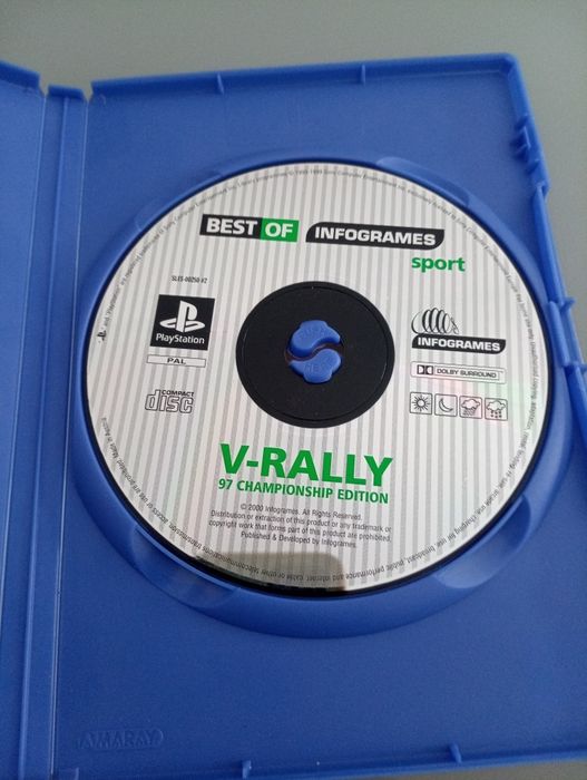 Jogo PS1 V-Rally 97 Championship Edition	Playstation 1 - PS1				1997		(sem capa orginal)