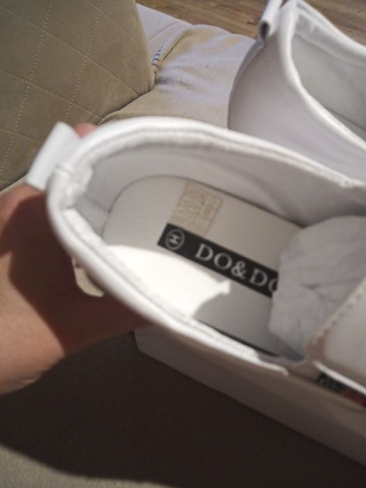 Sneakersy nowe białe rozm. 39-40