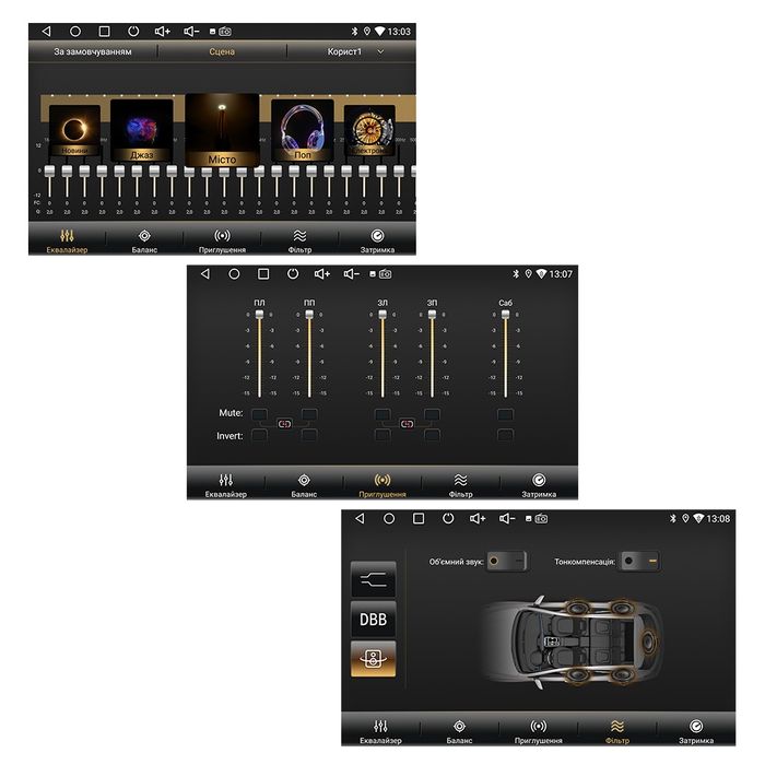 Автомагнітола Decker D10-002. 6/128 / 360°