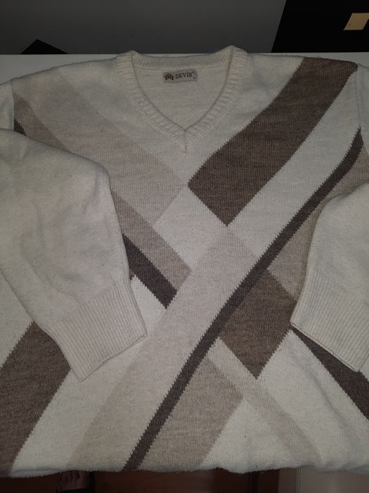 Sweter męski wełna